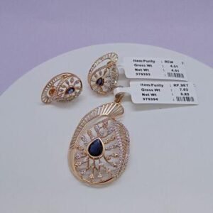 T-76 ROSE PENDANT SET